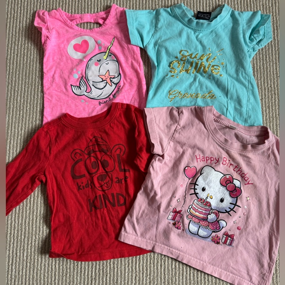 Bundle of Girls Shirts 2T